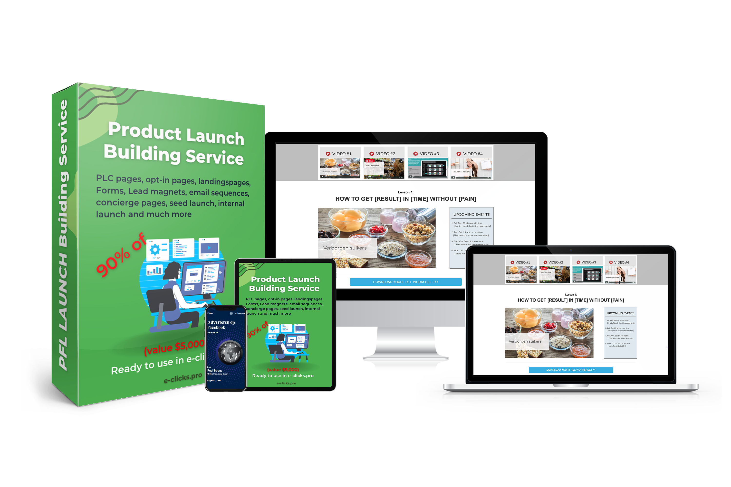 product launch building service